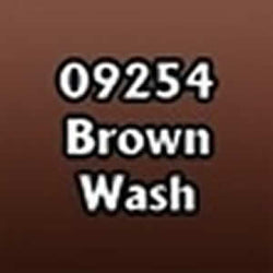 RPR09254 Brown Wash Acrylic Reaper Master Series Hobby Paint .5oz (ONLINE ORDER ONLY)