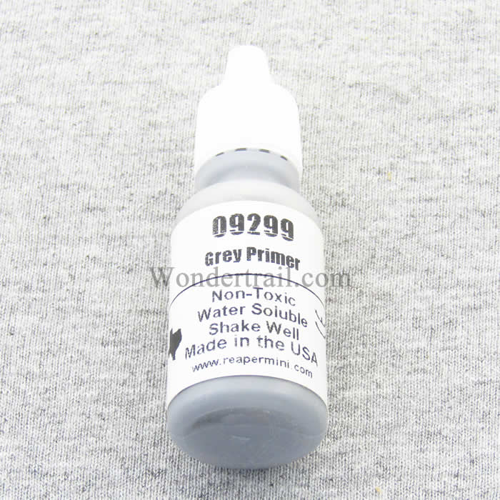 RPR09299 Grey Primer Acrylic Reaper Master Series Hobby Paint .5oz (ONLINE ORDER ONLY)
