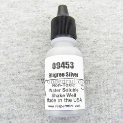 RPR09453 Flilgree Silver Acrylic Reaper Master Series Hobby Paint .5oz (ONLINE ORDER ONLY)