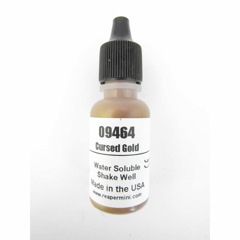RPR09464 Cursed Gold Acrylic Master Series Hobby Paint .5oz Dropper Bottle (ONLINE ORDER ONLY)
