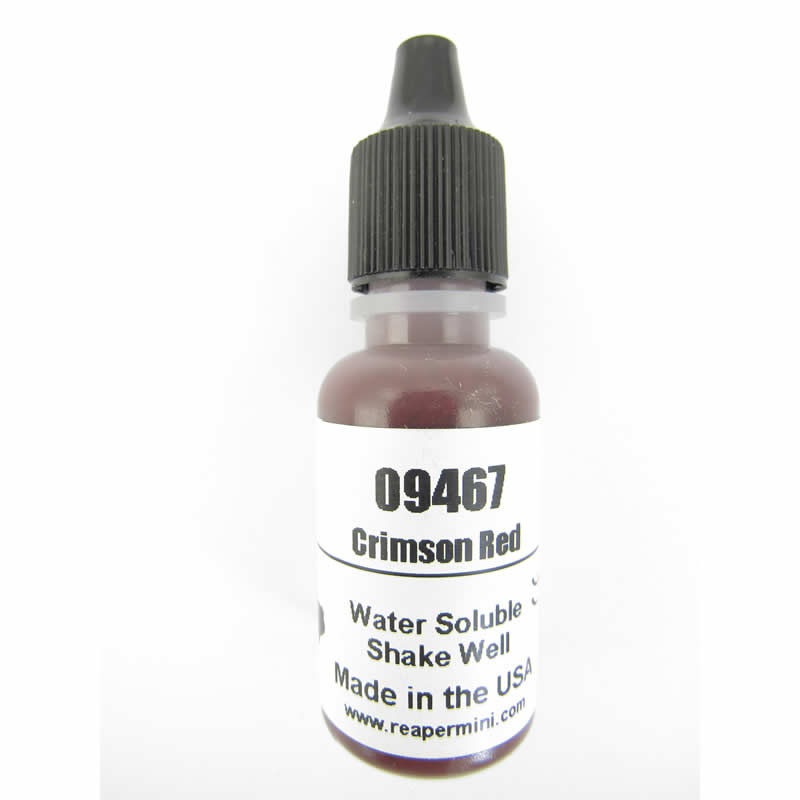 RPR09467 Crimson Red Acrylic Reaper Master Series Hobby Paint .5oz (ONLINE ORDER ONLY)
