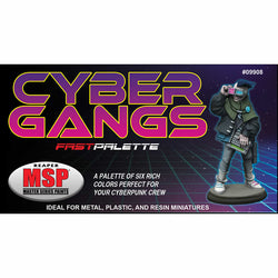RPR09908 Cyber Gangs Set Fast Palette Acrylic Master Series Hobby Paint (ONLINE ORDER ONLY)