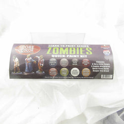 RPR09916 Zombies Learn to Paint Quick Paint Kit  Acrylic Master Series Hobby Paint (ONLINE ORDER ONLY)