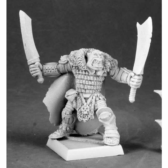 RPR14602 Torg Orc Tundra Stalker Sergeant Miniature 25mm Heroic Scale (ONLINE ORDER ONLY)