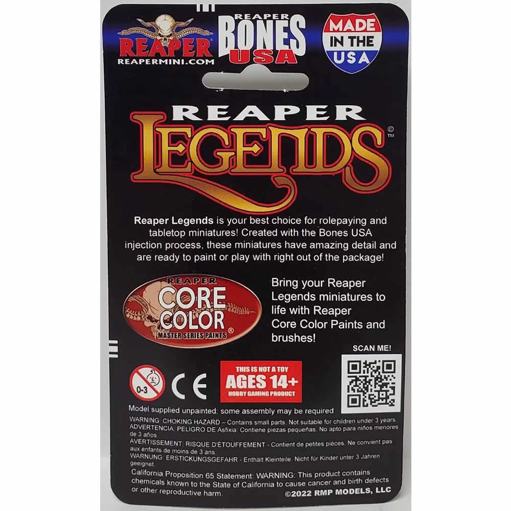 RPR30166 Dropbear Miniature Figure 25mm Heroic Scale Reaper Bones USA (ONLINE ORDER ONLY)