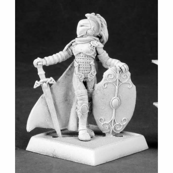 RPR60025 Gray Maiden Female Paladin Miniature 25mm Heroic Scale (ONLINE ORDER ONLY)