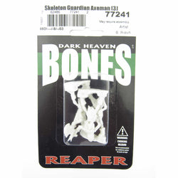 RPR77241 Skeleton Guardian Axeman Miniature 25mm Heroic Scale Bones (ONLINE ORDER ONLY)