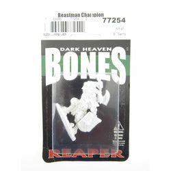 RPR77254 Beastman Champion Miniature 25mm Heroic Scale Bones (ONLINE ORDER ONLY)
