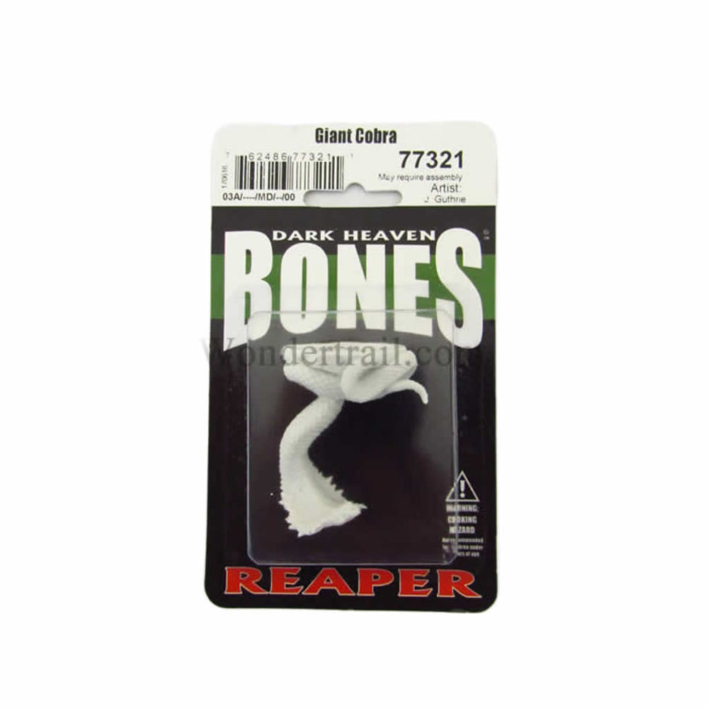 RPR77321 Giant Cobra Miniature 25mm Heroic Scale Figure Dark Heaven Bones (ONLINE ORDER ONLY)