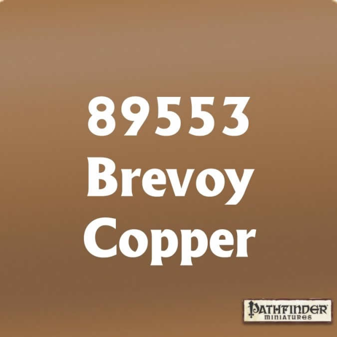 RPR89553 Brevoy Copper Master Series Hobby Paint .5oz Dropper Bottle (ONLINE ORDER ONLY)