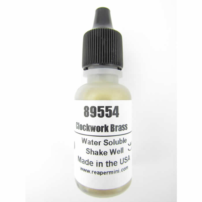 RPR89554 Clockwork Brass Master Series Hobby Paint .5oz Dropper Bottle (ONLINE ORDER ONLY)