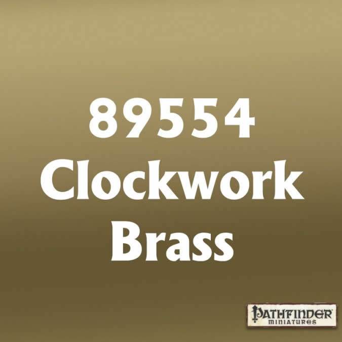 RPR89554 Clockwork Brass Master Series Hobby Paint .5oz Dropper Bottle (ONLINE ORDER ONLY)
