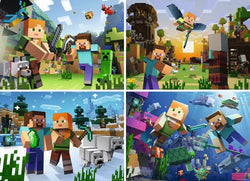 Ravensburger: Puzzle - Minecraft - Bumper Puzzle Pack (ONLINE ORDER ONLY)