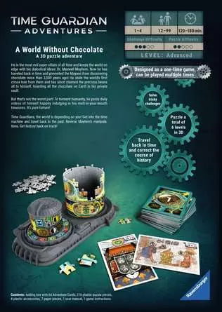 Ravensburger: Puzzle - 3D Puzzle - Time Guardian Adventures - A World Without Chocolate