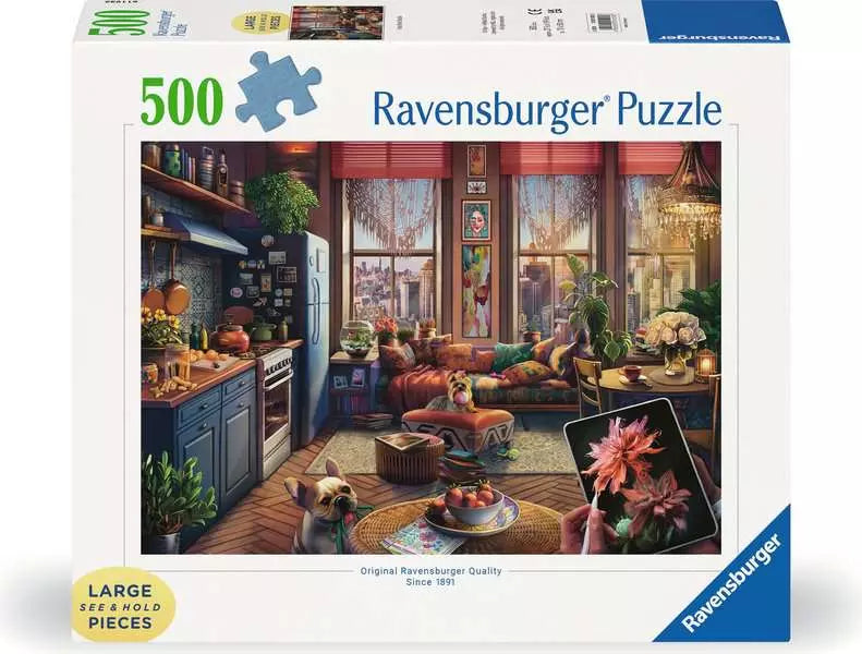 Ravensburger: Puzzle - Larger Puzzle Pieces - Cozy Boho Studio