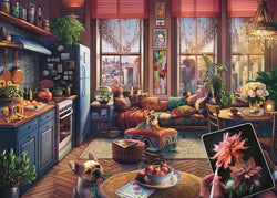 Ravensburger: Puzzle - Larger Puzzle Pieces - Cozy Boho Studio