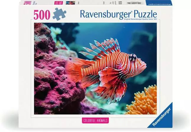 Ravensburger: Puzzle - Puzzle Highlights - Colorful Animals - Red Lionfish