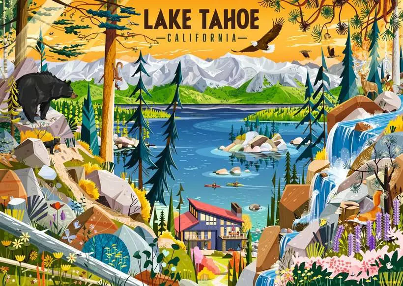 Ravensburger: Puzzle - Sacred Lake Tahoe
