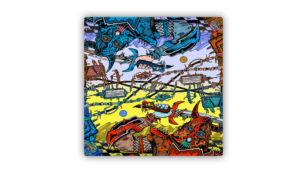 Red vs. Blue Umbilical Brambles 2 Player Cloth Playmat (ONLINE ORDER ONLY)
