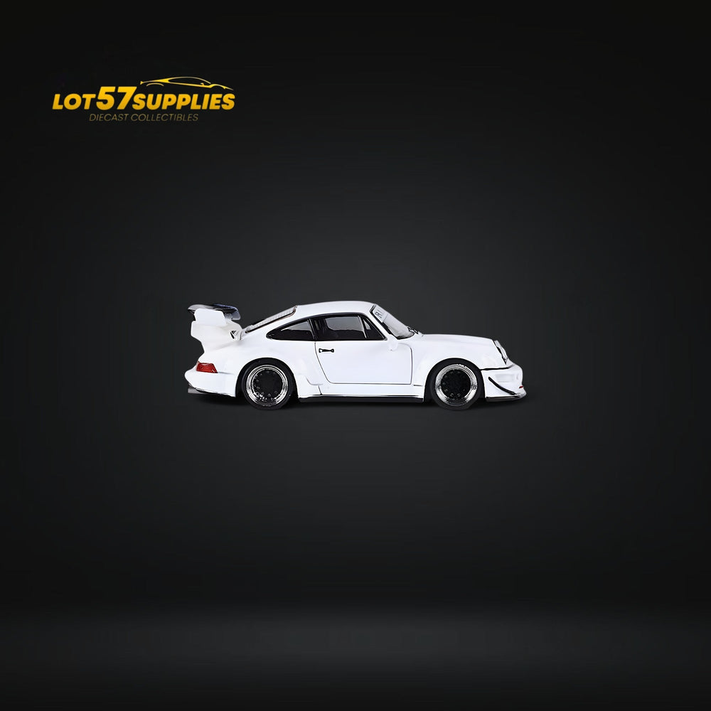 Fast Speed Porsche 964 RWB Widebody DREAMCATCHER GT Version Rear Wing in White 1:64 (ONLINE ORDER ONLY)