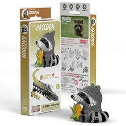 Raccoon 3D Cardboard Model Kit Eugy (ONLINE ORDER ONLY)