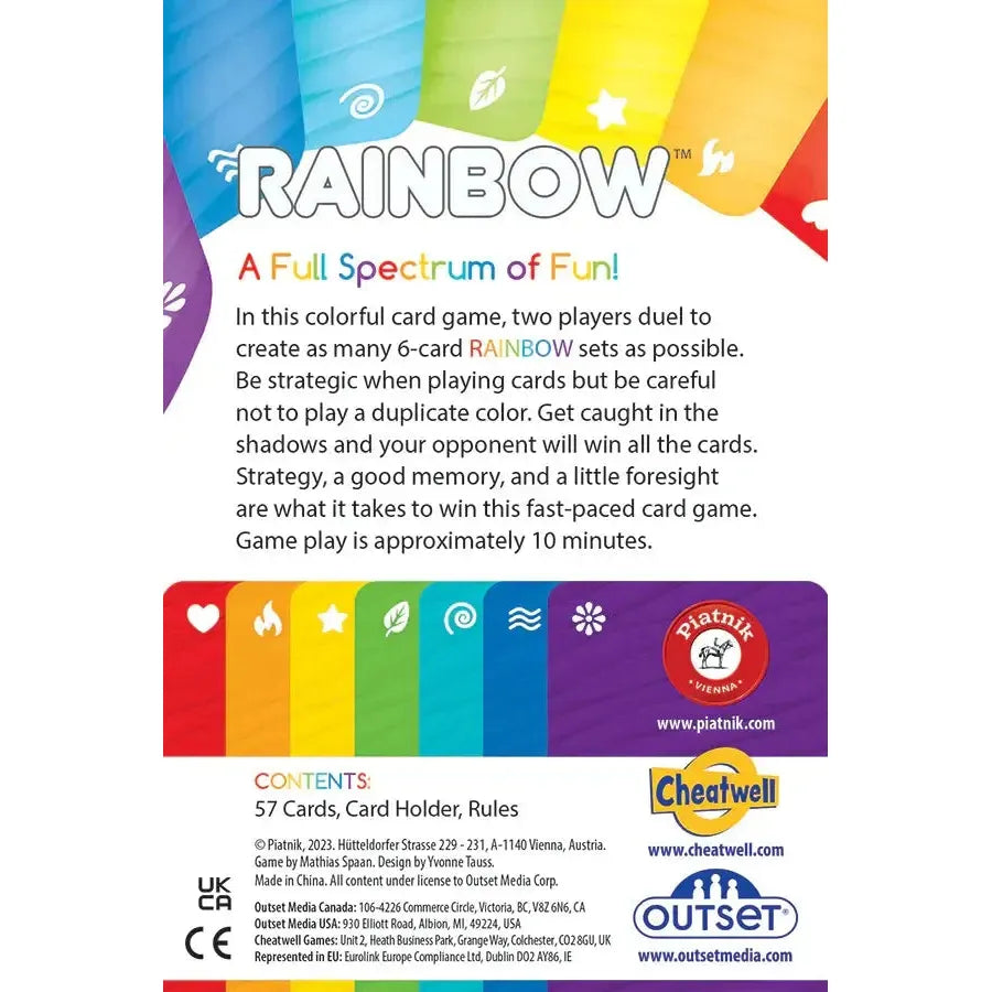 Rainbow - A Full Spectrum Strategic Card Game - Outset (ONLINE ORDER ONLY)