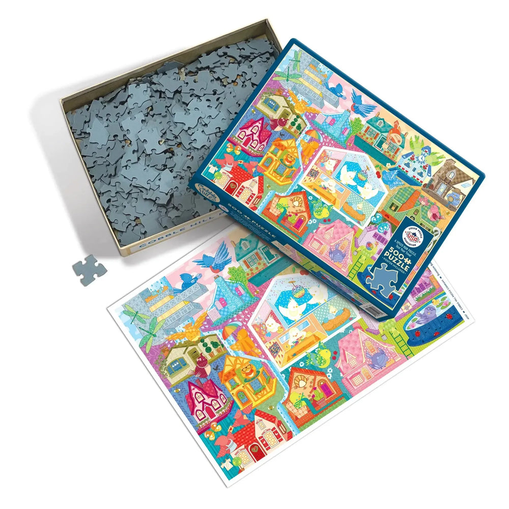 Rainbow Birdies "Speed Puzzle" 500 Piece Jigsaw Puzzle Cobble Hill (ONLINE ORDER ONLY)