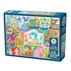 Rainbow Birdies "Speed Puzzle" 500 Piece Jigsaw Puzzle Cobble Hill (ONLINE ORDER ONLY)