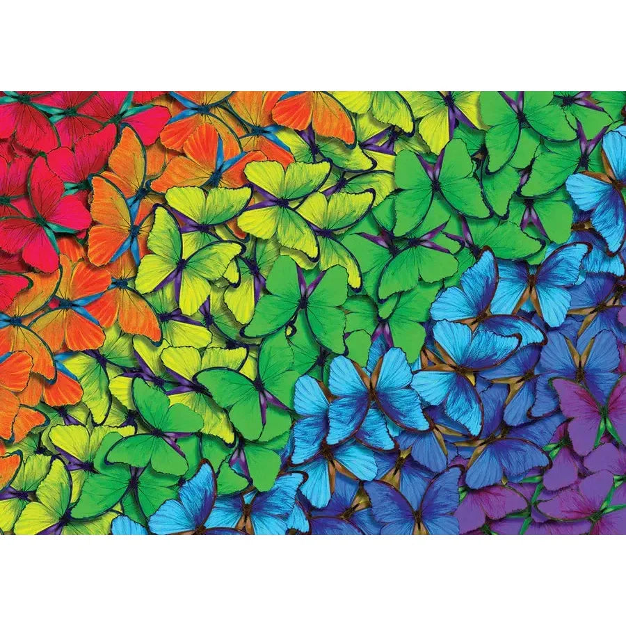 Rainbow Butterflies 1000 Piece Jigsaw Puzzle Enjoy (ONLINE ORDER ONLY)