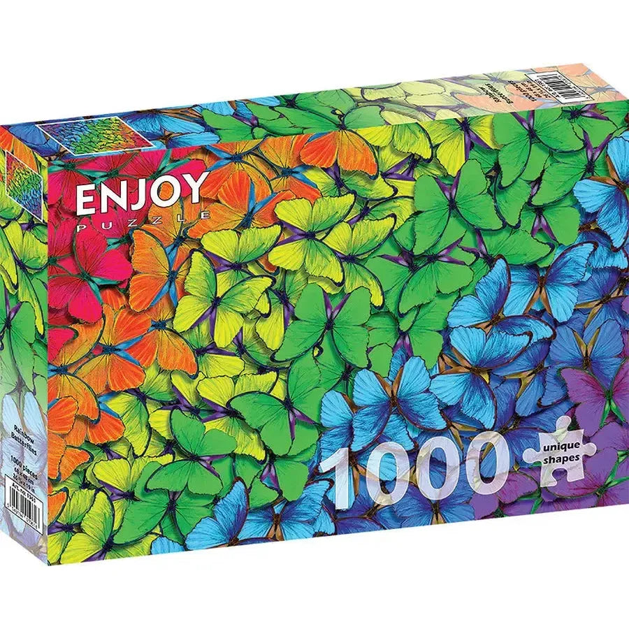 Rainbow Butterflies 1000 Piece Jigsaw Puzzle Enjoy (ONLINE ORDER ONLY)