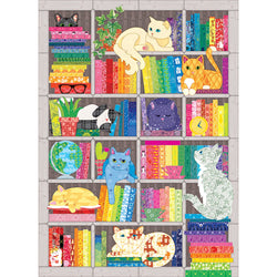 Rainbow Cat Quilt 1000 Piece Jigsaw Puzzle Cobble Hill (ONLINE ORDER ONLY)