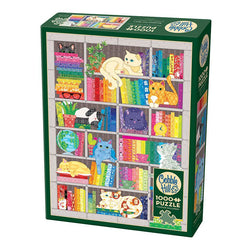 Rainbow Cat Quilt 1000 Piece Jigsaw Puzzle Cobble Hill (ONLINE ORDER ONLY)