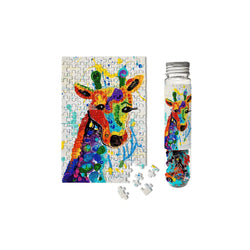 Rainbow Giraffe 150 Piece Mini Jigsaw Puzzle Micro Puzzles (ONLINE ORDER ONLY)