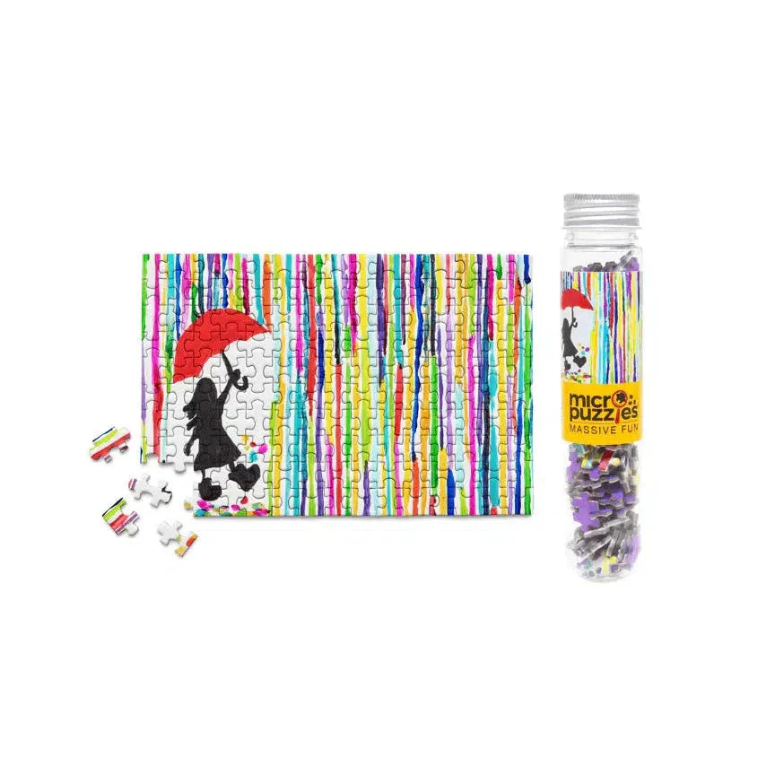Rainbow Rain 150 Piece Mini Jigsaw Puzzle Micro Puzzles (ONLINE ORDER ONLY)