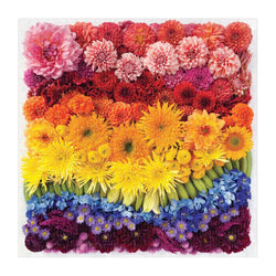 Rainbow Summer Flowers 500 Piece Jigsaw Puzzle Galison (ONLINE ORDER ONLY)