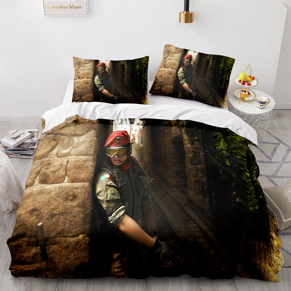 Rainbow Six Siege Cosplay Bedding Set Quilt Covers Without Filler (Online Order Only)