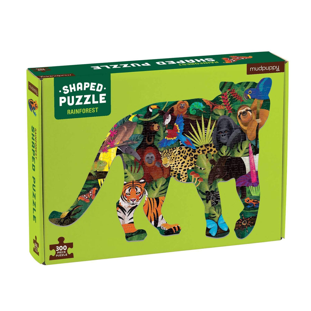 Rainforest 300 Piece Shaped Jigsaw Puzzle Mudpuppy (ONLINE ORDER ONLY)