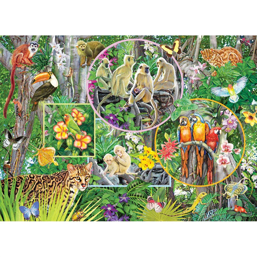 Rainforest Magic 350 Piece Family Jigsaw Puzzle Cobble Hill (ONLINE ORDER ONLY)