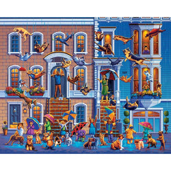 Raining Cats & Dogs 500 Piece Jigsaw Puzzle Dowdle (ONLINE ORDER ONLY)