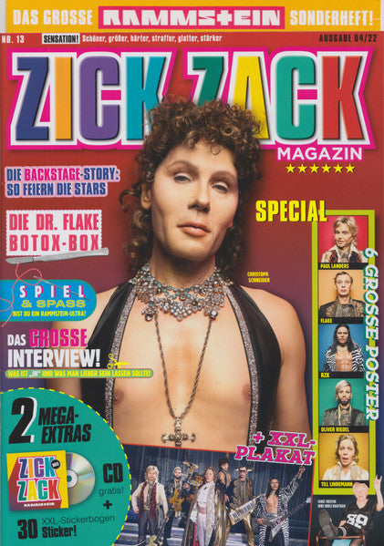 Zick Zack (CD Single, Poster, With Magazine) [CD] (ONLINE ORDER ONLY)
