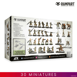 Rampart Modular Terrain: City Defenders Miniature Pack