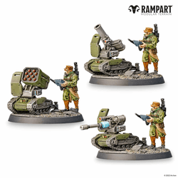 Rampart Modular Terrain: City Defenders Miniature Pack