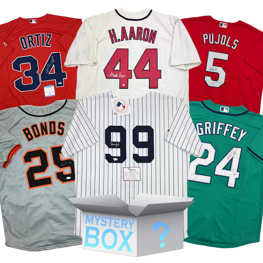 Random Autographed/Signed Baseball Jersey Mystery Box with PSA JSA or Beckett COA (ONLINE ORDER ONLY)