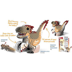 Raptor 3D Cardboard Model Kit Eugy (ONLINE ORDER ONLY)