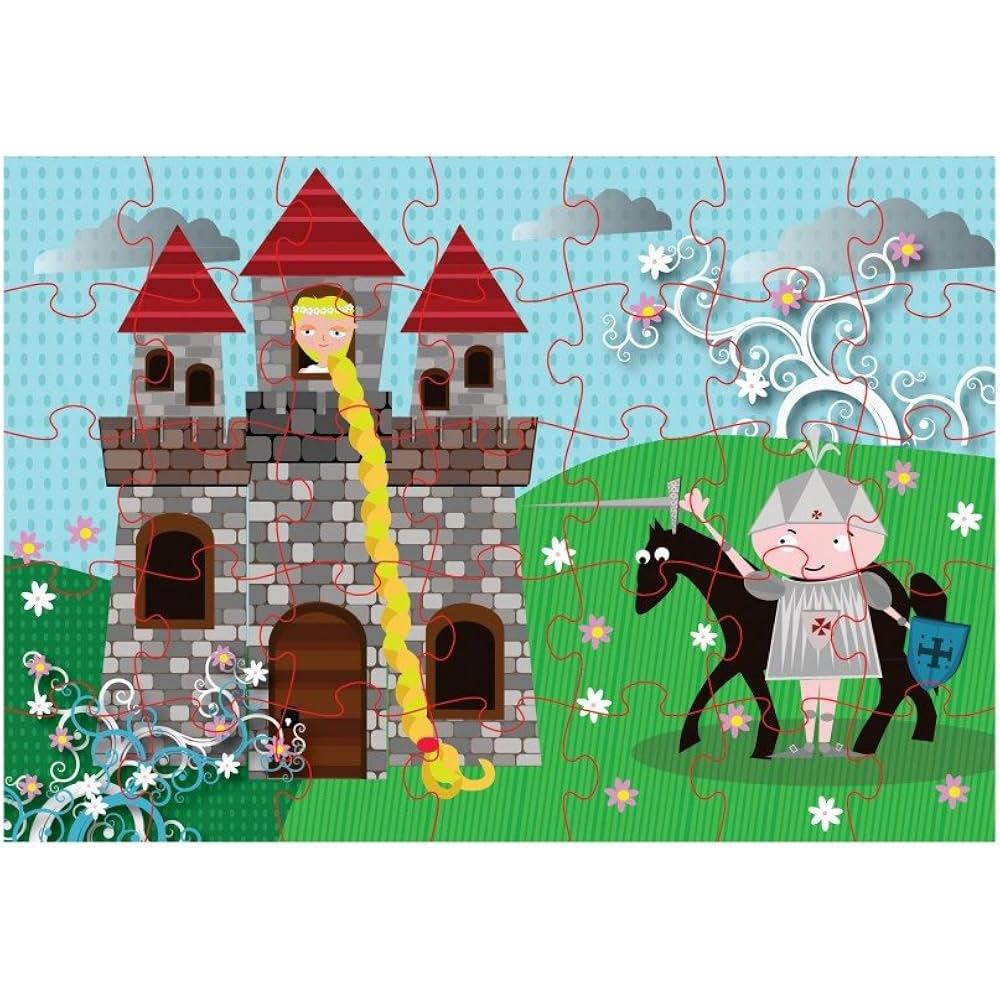 Rapunzel 48 Piece Jigsaw Puzzle Purple Cow (ONLINE ORDER ONLY)