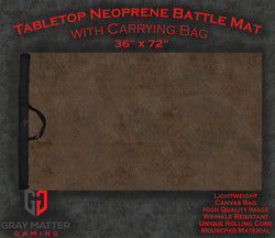 Ravaged Plains - Neoprene Battle Mat with Bag (ONLINE ORDER ONLY)