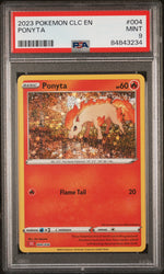 2023 POKEMON CHARIZARD & HO-OH ex DECK PONYTA #4 PSA 9 (Online Order Only)