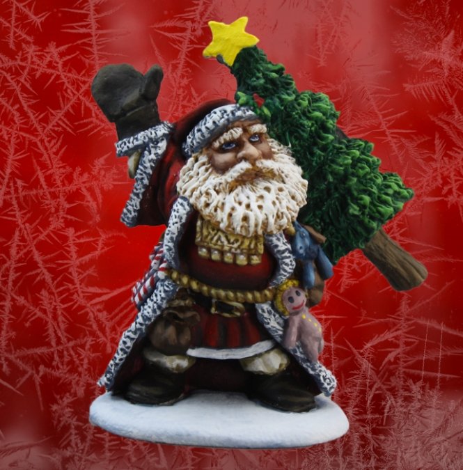 Reaper Miniatures Holiday: Santa Dwarf (2012) (ONLINE ORDER ONLY)