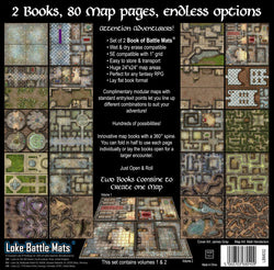 Book of Battle Mats: Castles, Crypts & Caverns (ONLINE ORDER ONLY)
