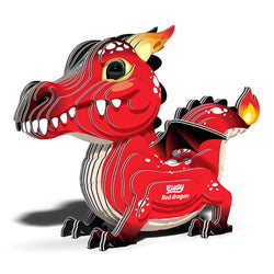 Red Dragon 3D Cardboard Model Kit Eugy (ONLINE ORDER ONLY)